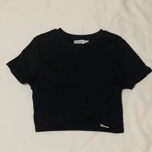 Black baby tee